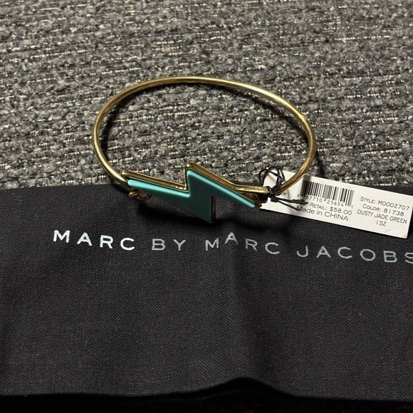 Marc by Marc Jacobs Green Lightning Bolt Bracelet - Picture 1 of 3